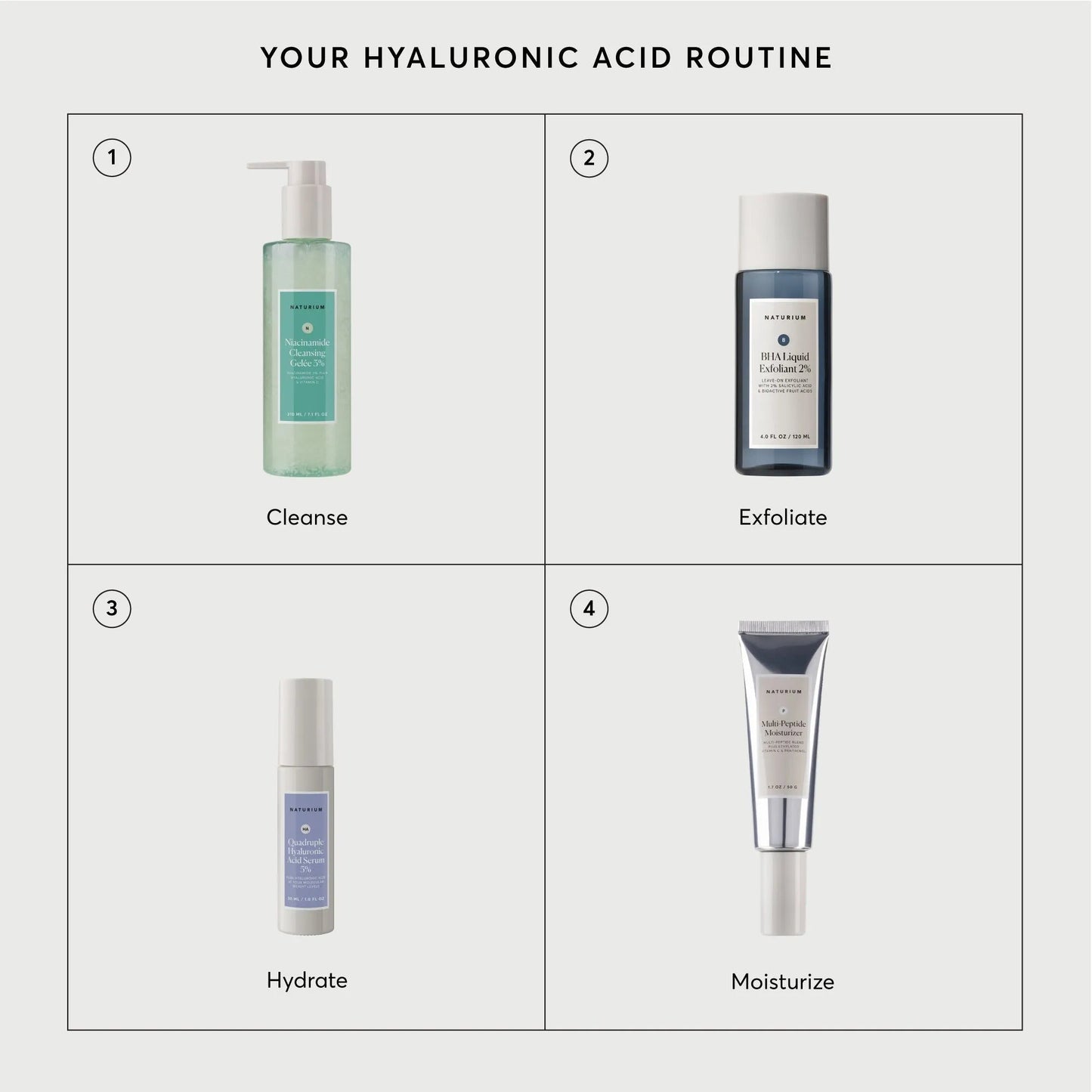 Quadruple Hyaluronic Acid Serum 5%