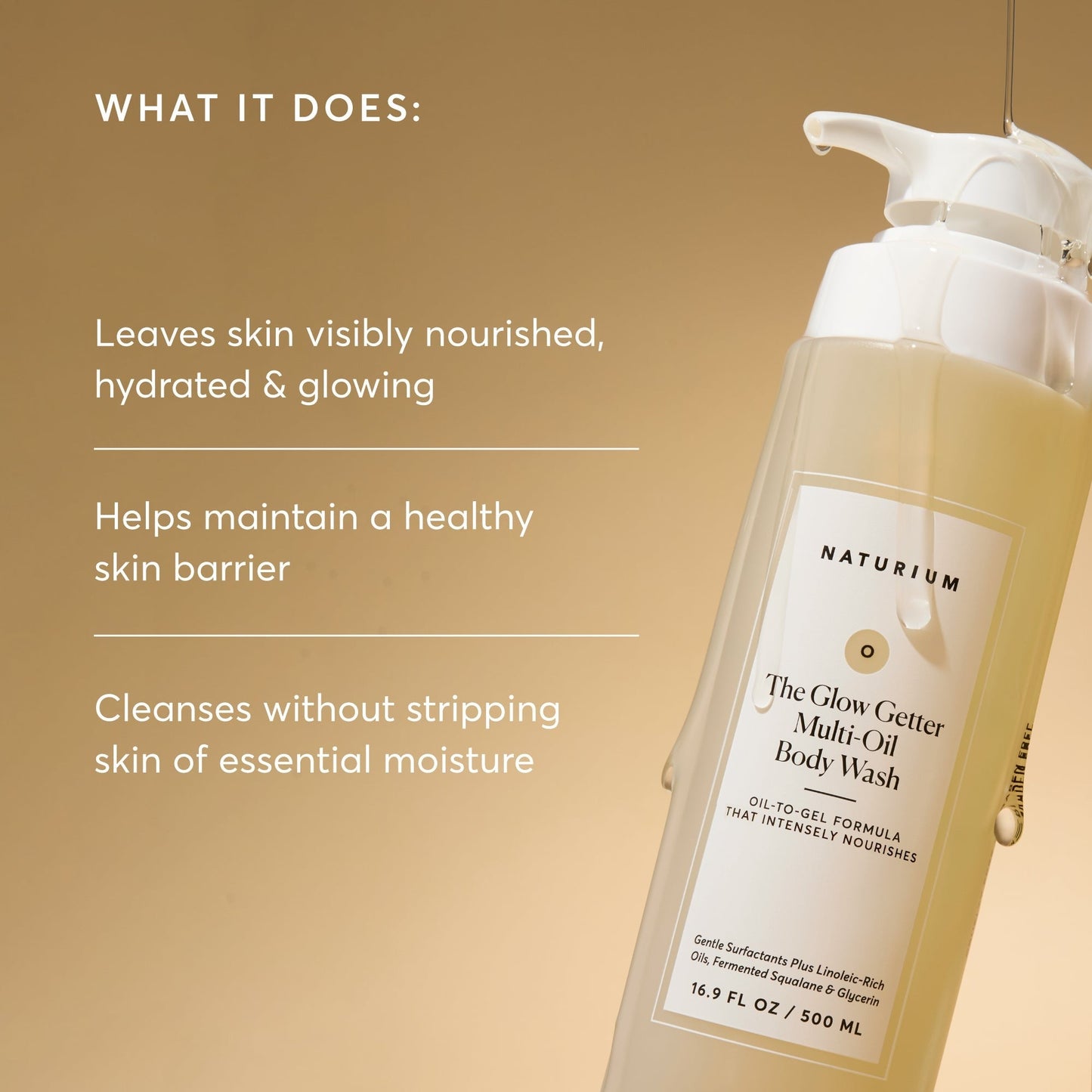 The Glow Getter Multi-Oil Body Wash - Travel Size