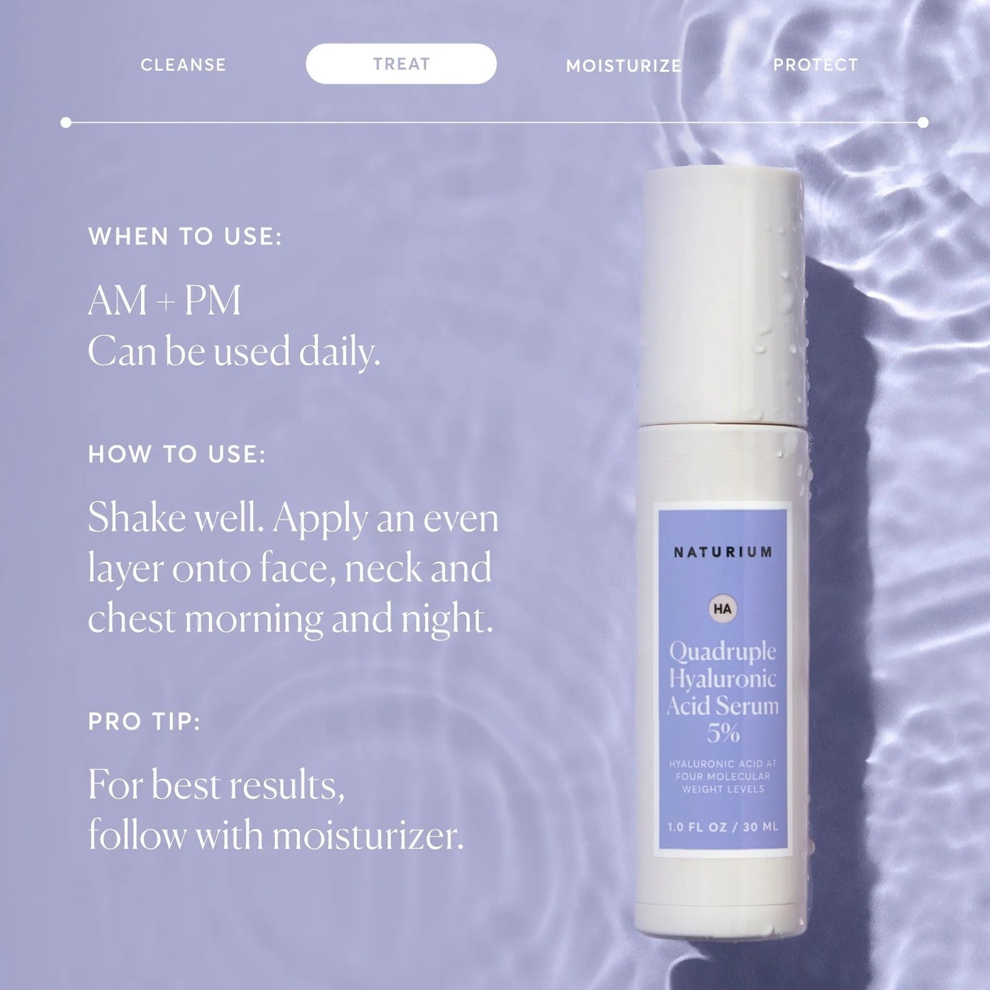 Quadruple Hyaluronic Acid Serum 5%