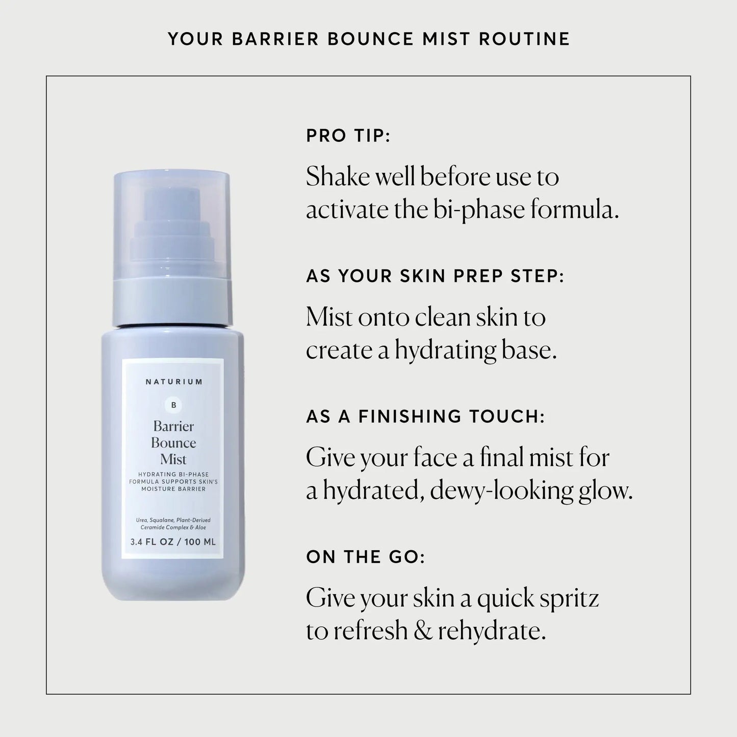 Barrier Bounce Bi-Phase Mist