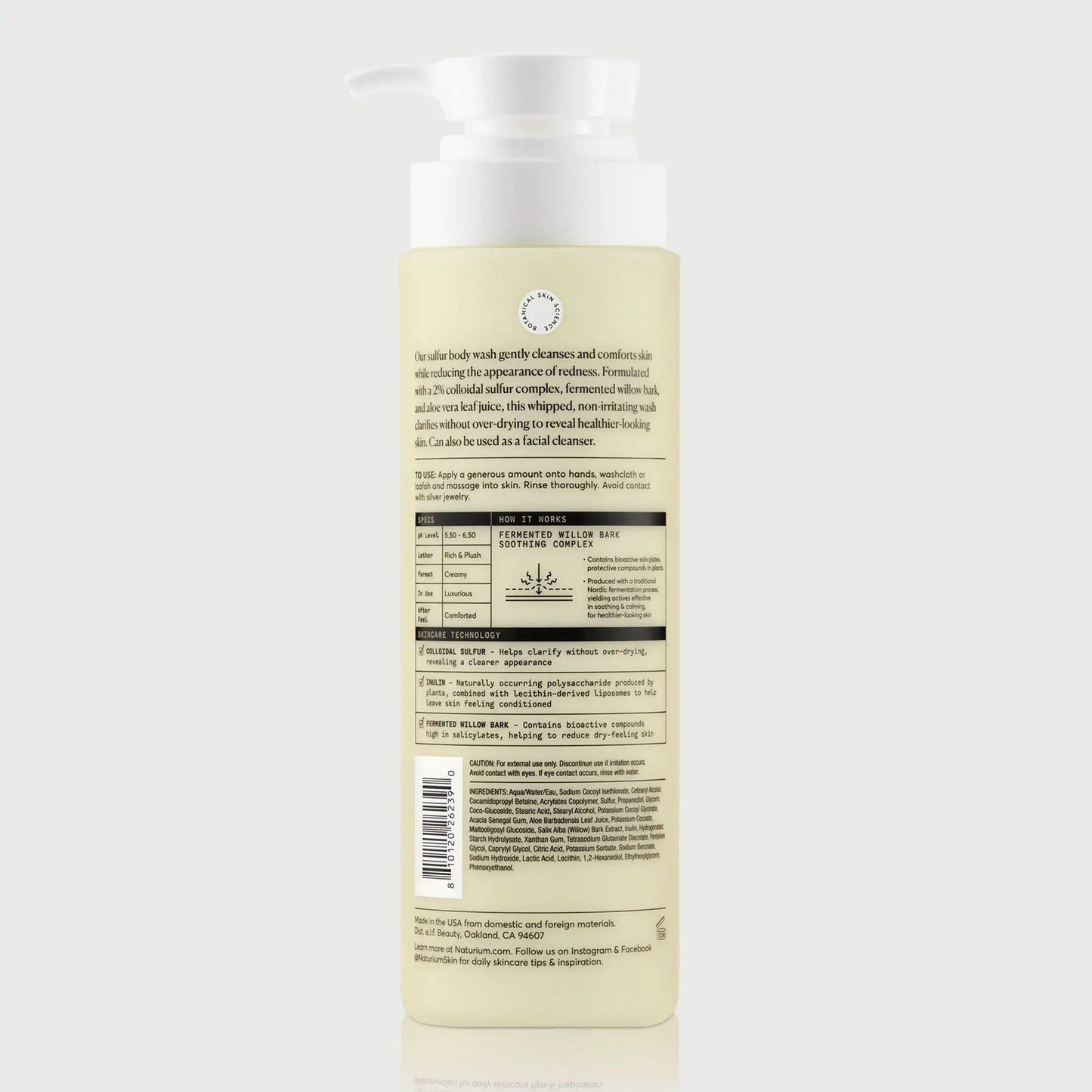 The Revealer Sulfur Body Wash